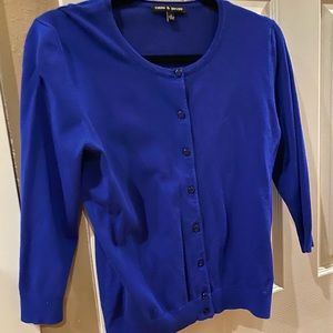 Royal Blue Cardigan. Excellent Condition. Size